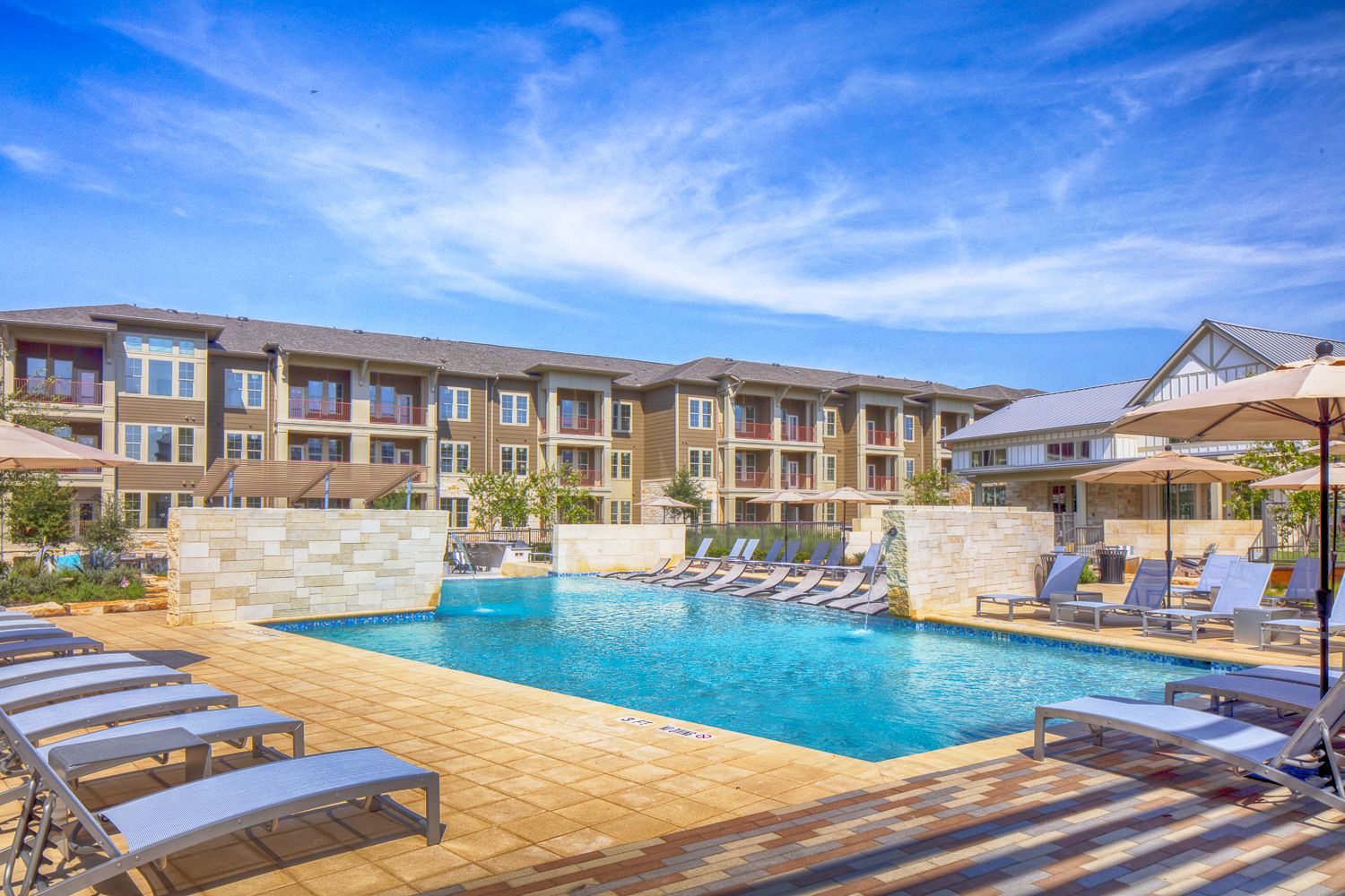 The Ace – Round Rock, TX - Pool and Exterior Building