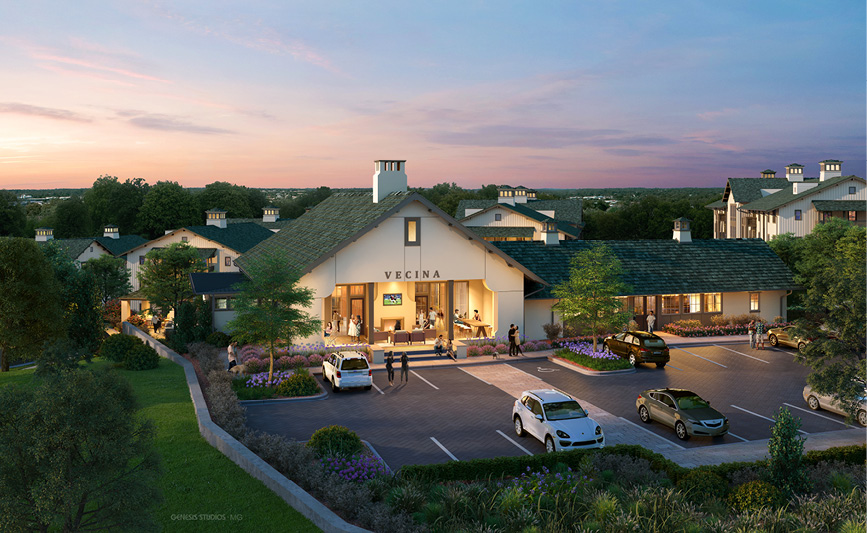Vecina Clubhouse Rendering