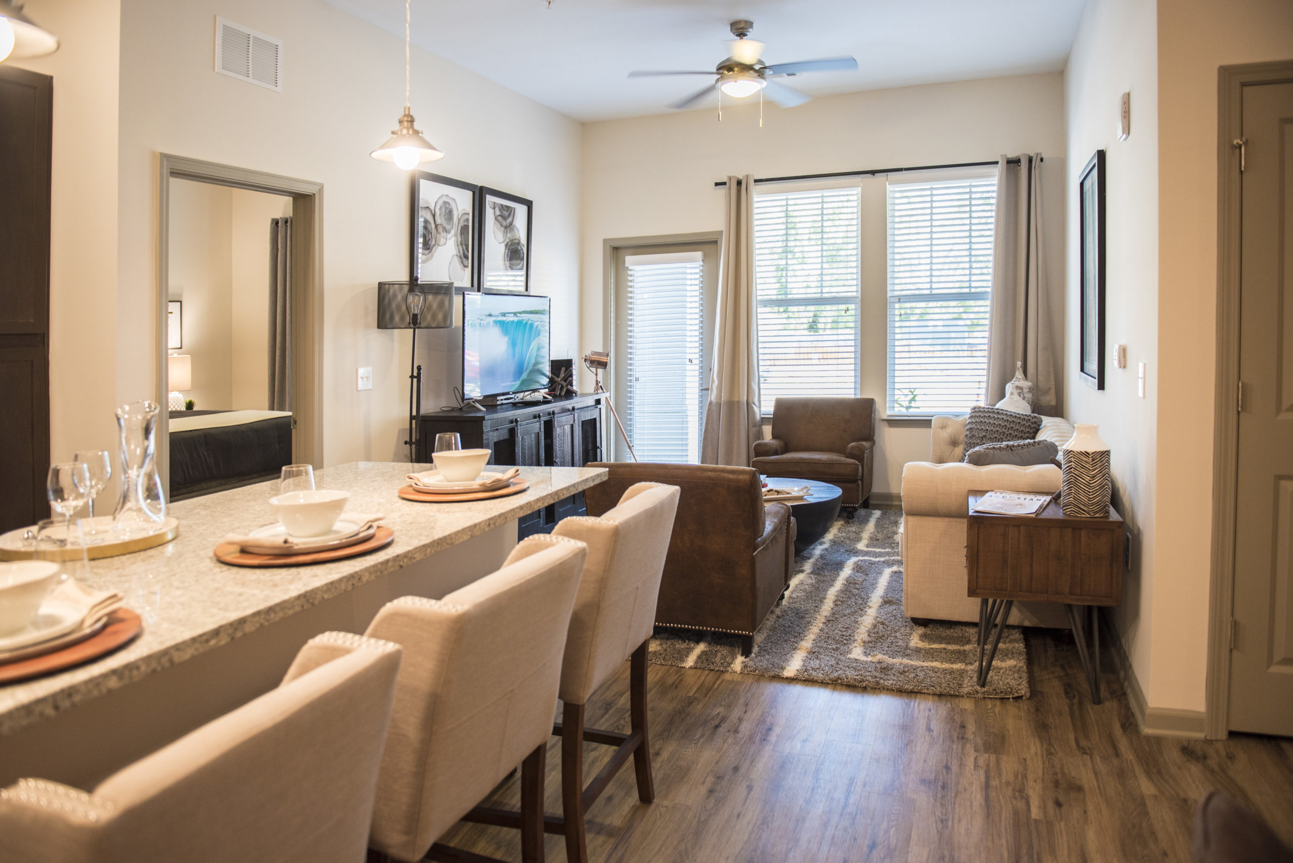 Ironwood – North Augusta, SC - Kitchen and Living Room