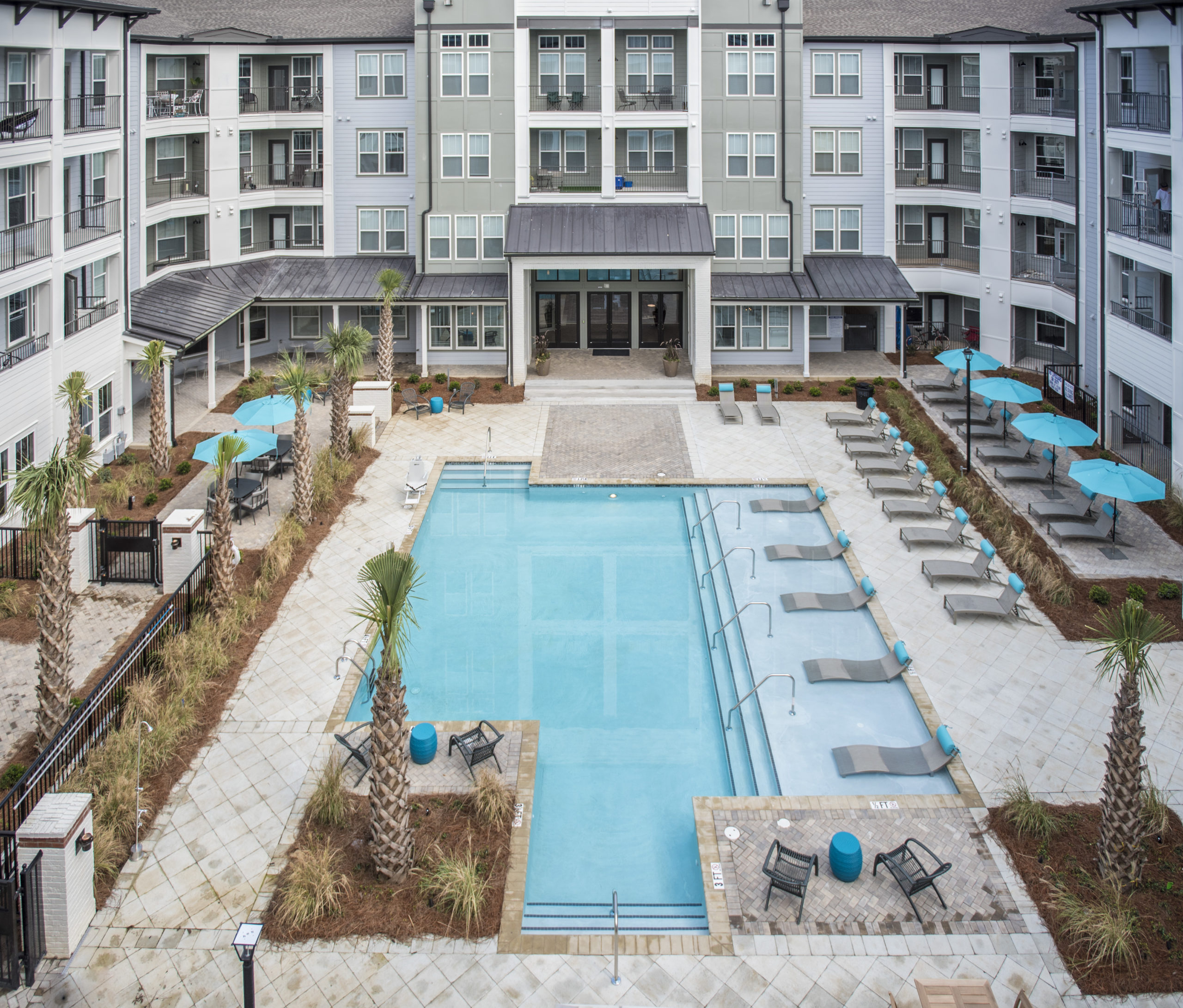 Ironwood – North Augusta, SC - Pool and Buildings Birdseye View